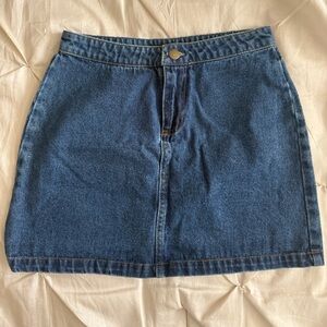 Forever 21 Blue Denim Mini Skirt